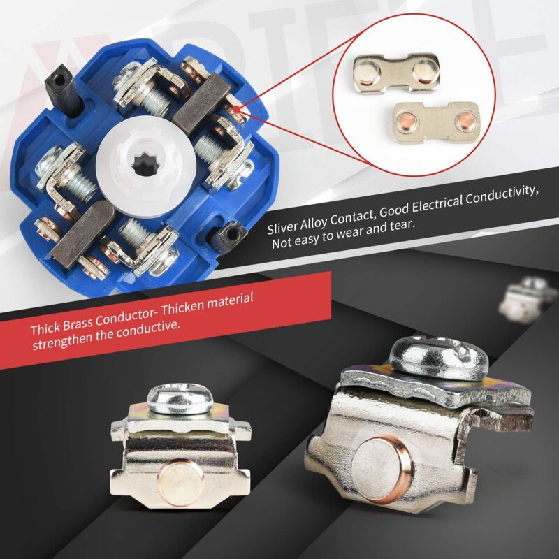 Universal Rotary Cam 20A 3 Positions 8 Terminals 690V Cam Switch