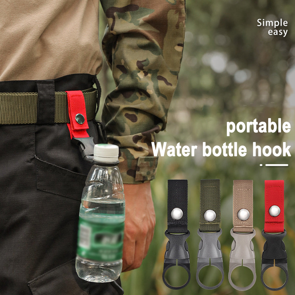 pcs Hanging Bottle Holder, Carabiner Hook, Portable Water Bottle