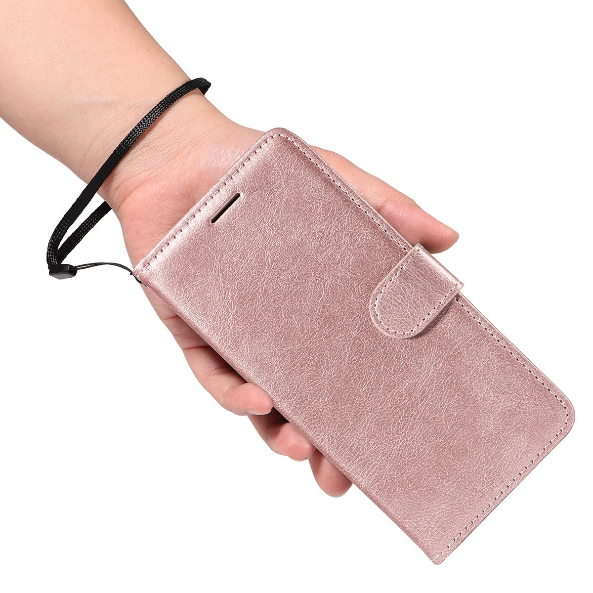 SKALO Xiaomi Redmi A5 4G PU Leather Wallet Case - More Colors_MGF Pink gold Pink gold