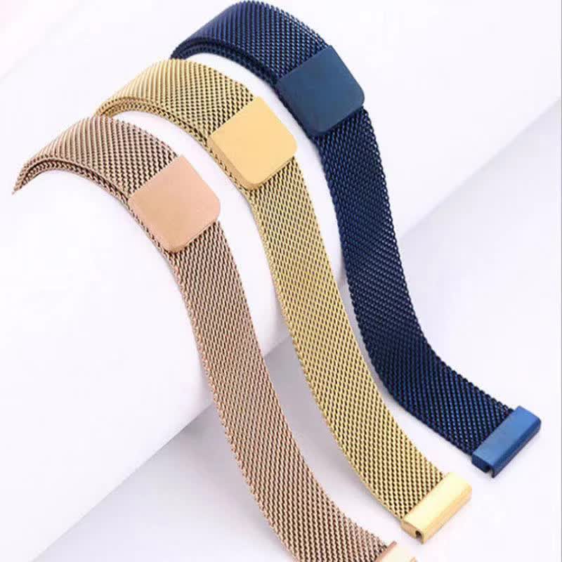 18mm 20mm 22mm Metal Wristband for Garmin Vivoactive 3 4 4s Band Watch Venu 2 2s SQ Forerunner 645 Bracelet Silicone Loop Nylon Wrist Metal Rose Pink Metal Rose Pink For Garmin Venu SQ