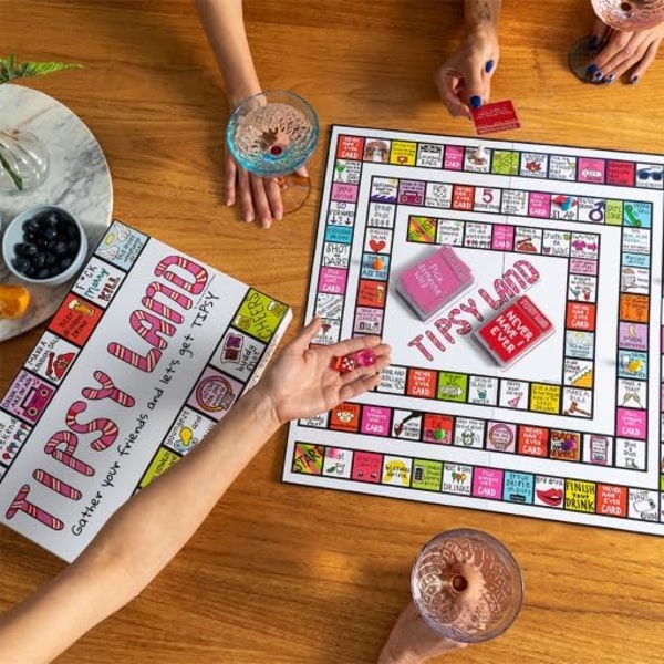 Drinking Games for Adults, Funny Party Interactive Drinking Games with Crush Friend for Christmas, Family Games or All Occasions