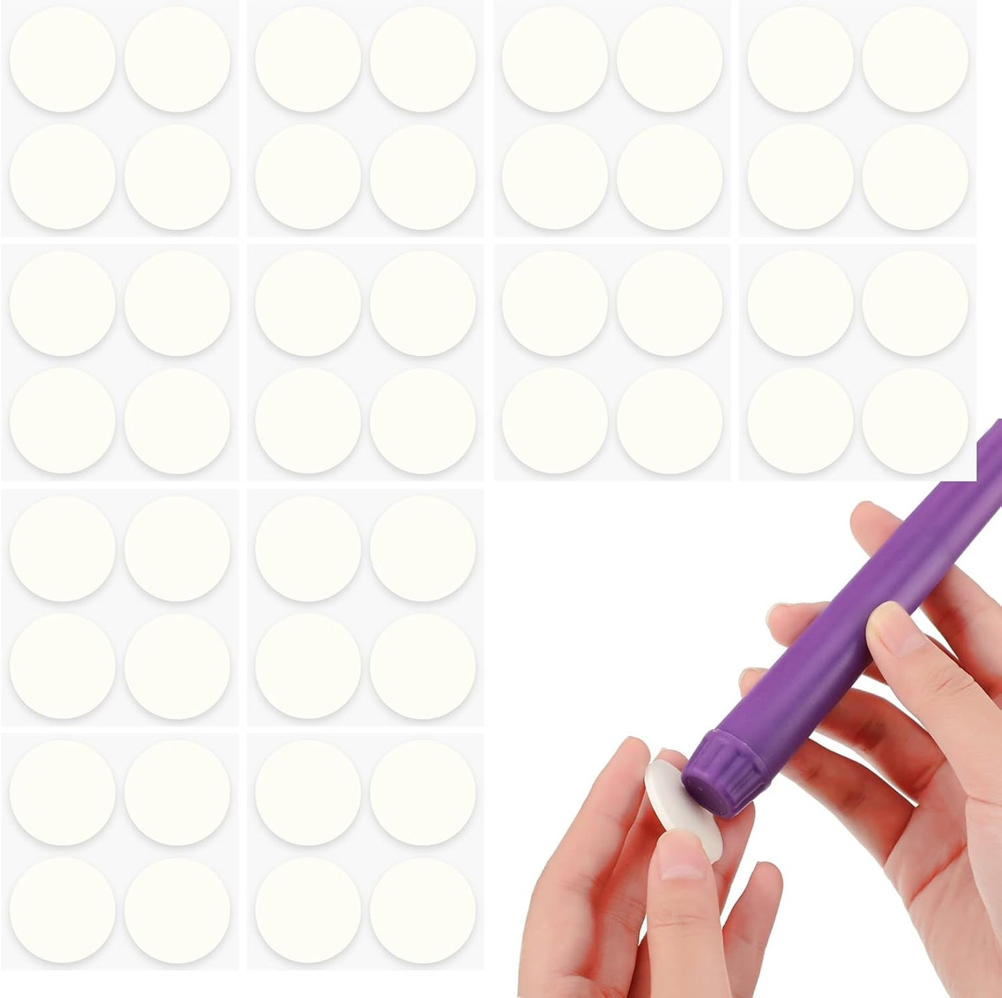 48 Pcs Candle Grips for Taper Candles Adhesive Snugger Holder Foam Advent Candle Inserts Small Candlesticks Stabilizer Accessories for Holiday Christmas Party Wedding Supplies