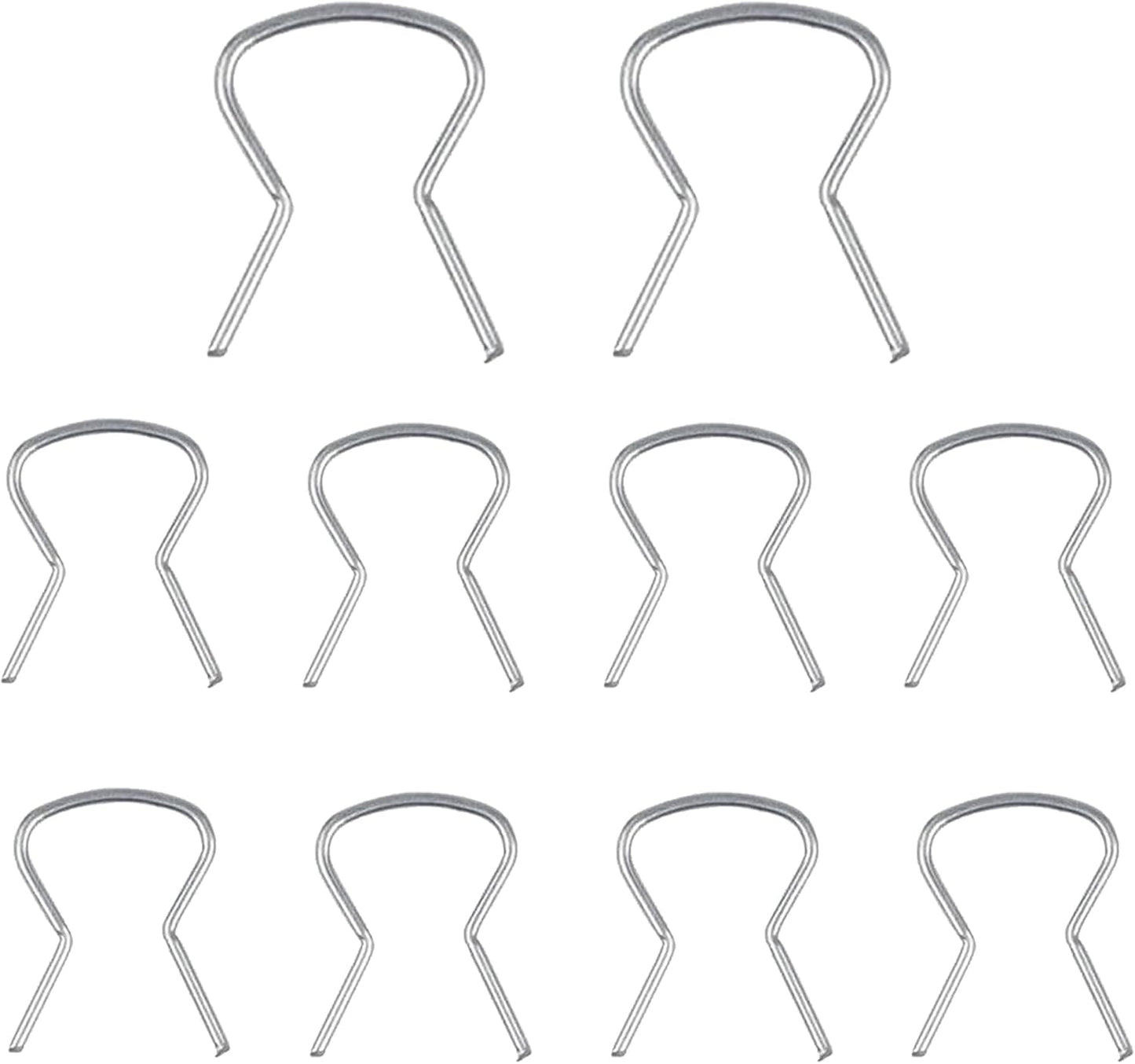 10PCS Car Window Crank Retainer Clips,Metal Car Window Handle Fasteners for Securing Door Handle Cranks,Universal Car Accessories Automotive Clips for Door Window Handle (10PCS)