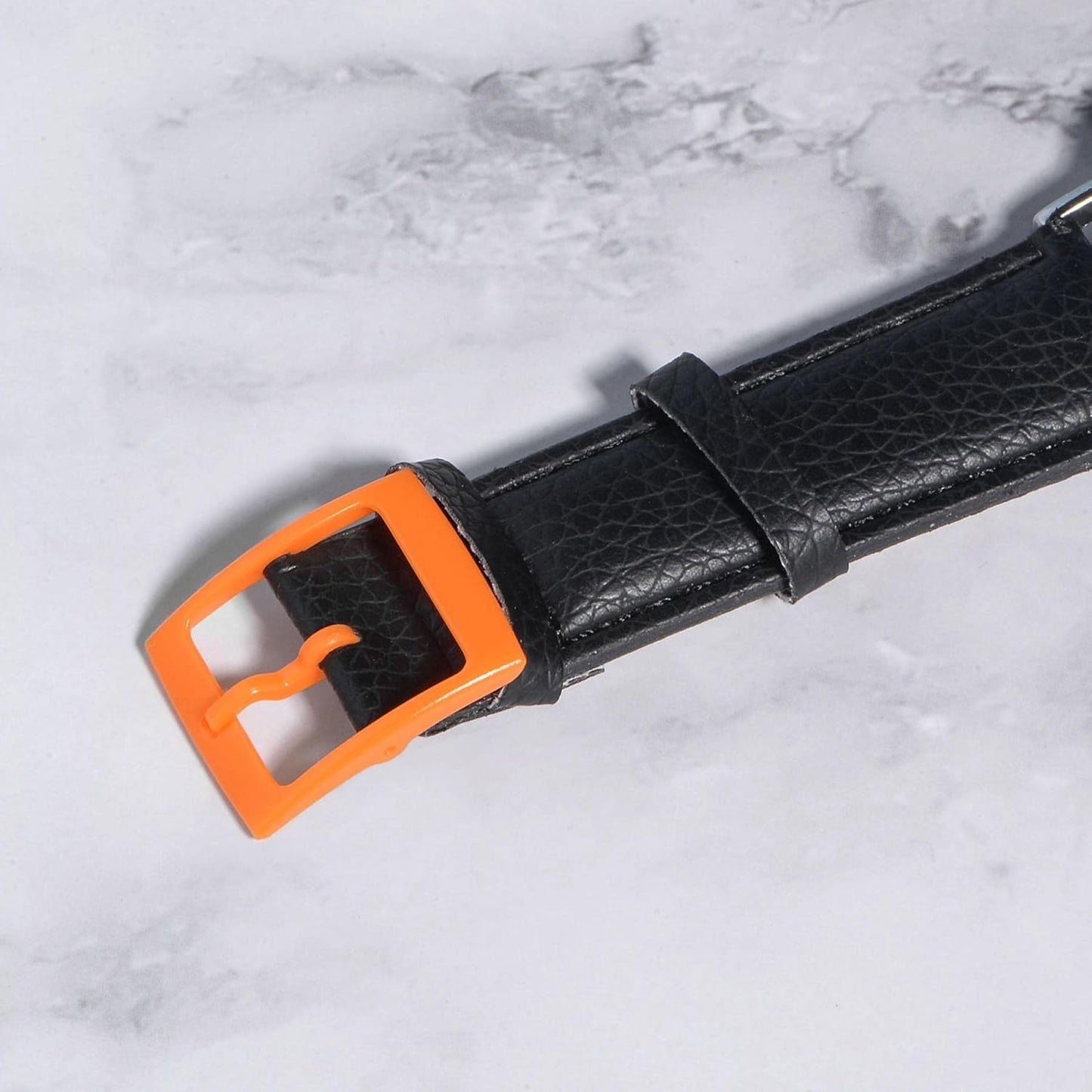 Watch Strap Clasp Replacement Plastic Buckle for 20mm Width Watch Bands Black 2 Pcs