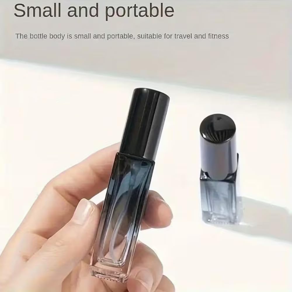 3pcs 10ml Fine Mist Glass Spray Bottle, Portable Exquisite Travel Artifact