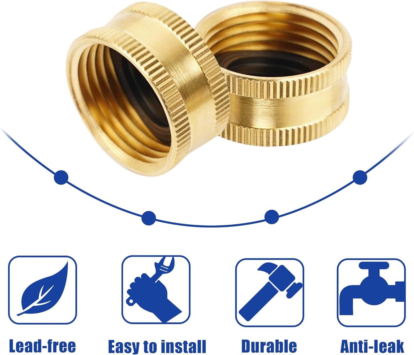 Garden Hose Repair Kit + Hose End Caps