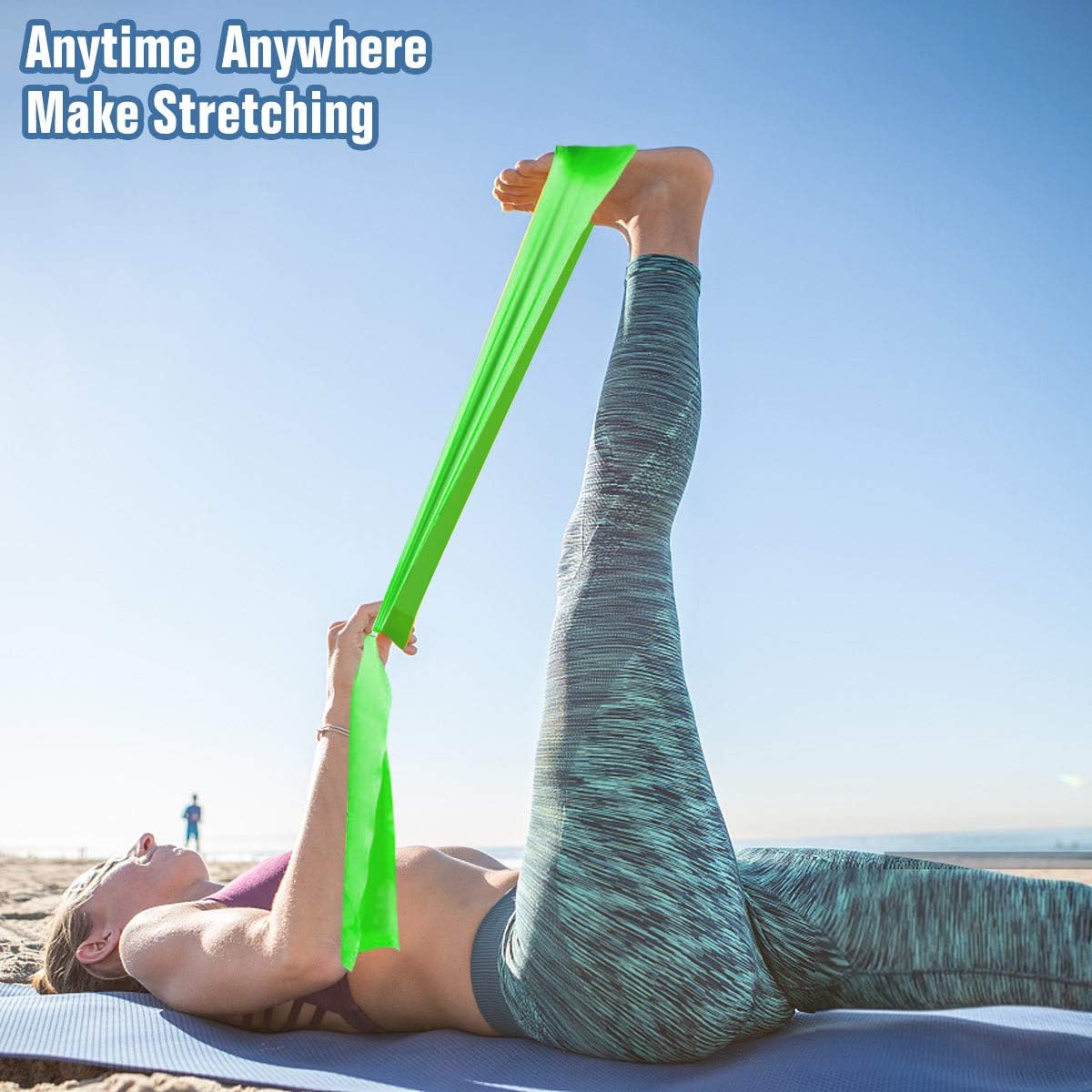 Resistance Bands Elastic Exercise Bands 3 Pack Physical Therapy Tension Band Recovery Band Workout Strength Training Bands for Women, Yoga, Arms,Upper Body and Shoulders