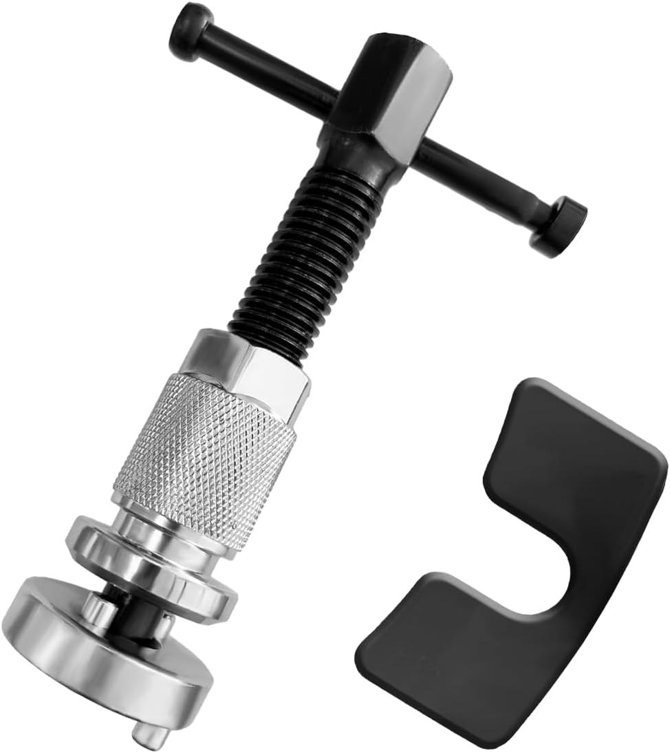 Brake Caliper Piston Rewind Tool, Brake Piston Compressor Tool Set for Rear Brake Pad Replacement, Universal Car Rear Brake Pad Wind Back Tool for Disk Brake Pad, Car Accessories