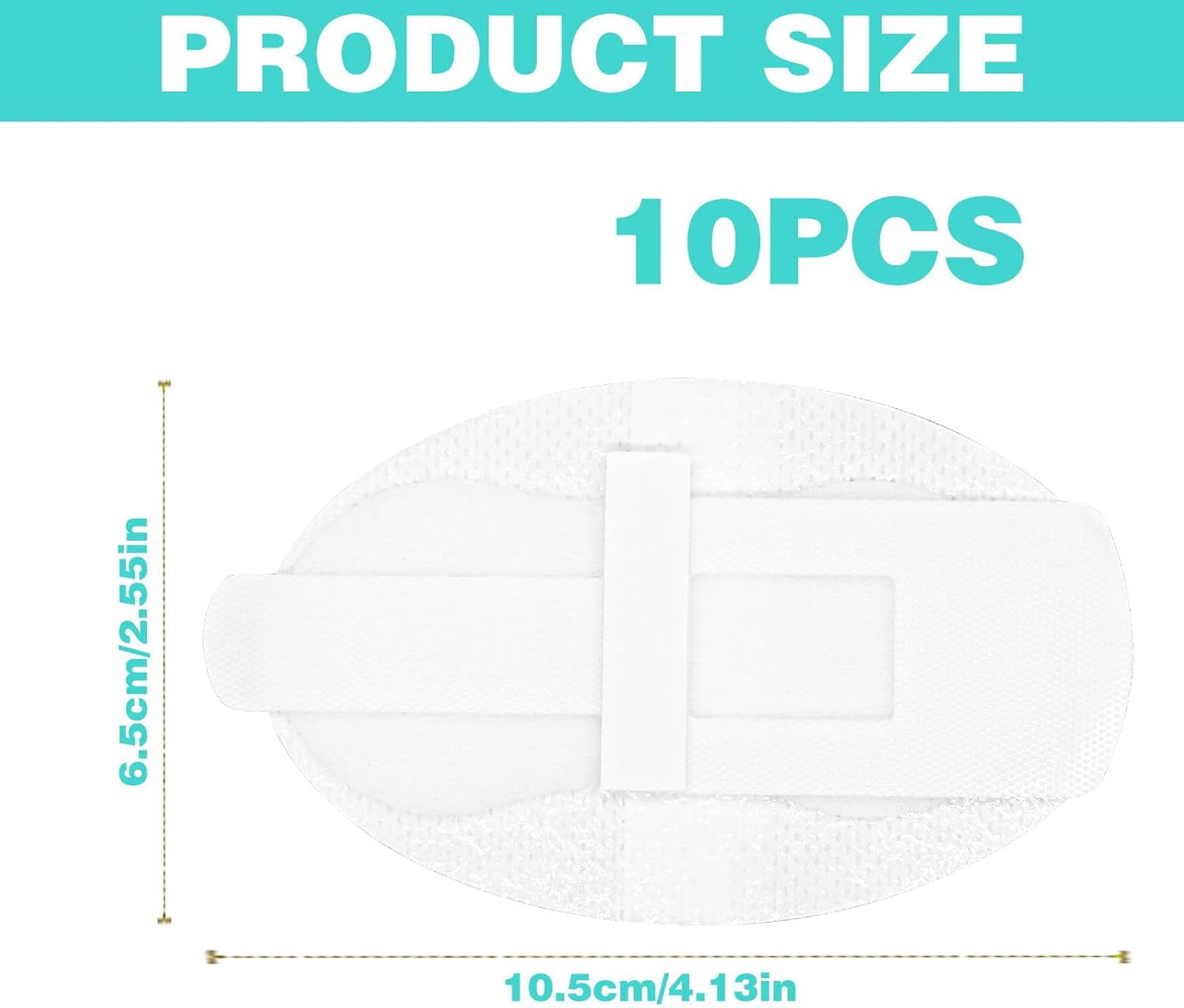 10Pcs Foley Catheter Stabilization Device, Urinary Catheter Leg Bag Holder, Adhesive Catheter Urinary Leg Bag Legband Holder, Urinary Catheter Hook and Loop Fixing Device Sticker Catheter Supplies