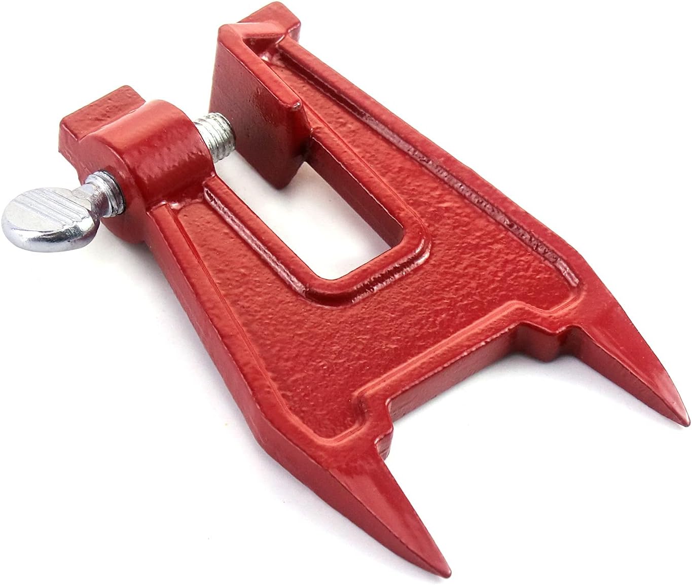 Chainsaw Stump Vise, Portable Chainsaw Sharpening Accessory, Chainsaw Filing Vise, for Sharpening Saw Chain, Red