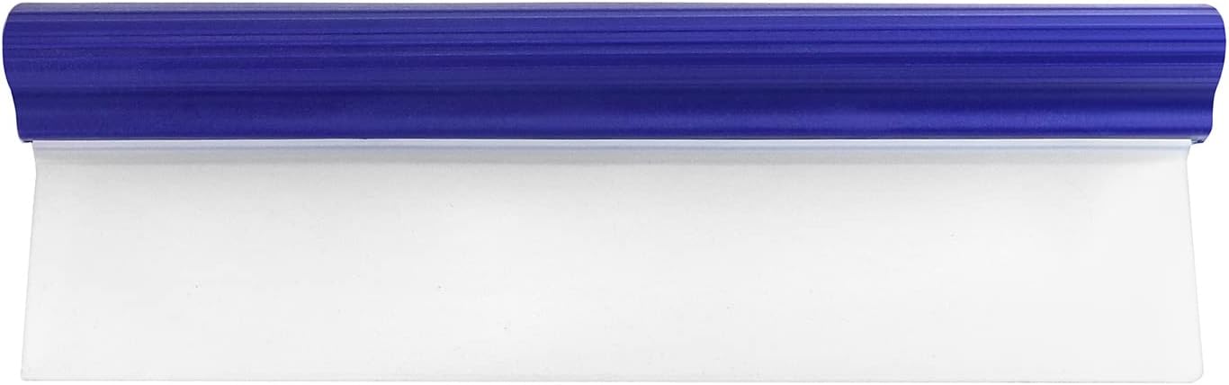 Water Car Squeegee,12 inch Flexible Water Silicone Window Squeegee for Car Or Home Use, Blue