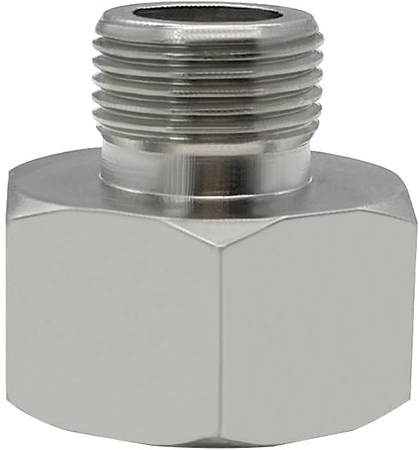 Brass Water Line Adapter 1/2" Female to 3/8" Male Reducer Hose Pipe Compression Fitting Kitchen Bathroom Faucet Supply Hose, Stop Valve Adapter, Pipe Connector With Rubber Washer(Pack of 4)