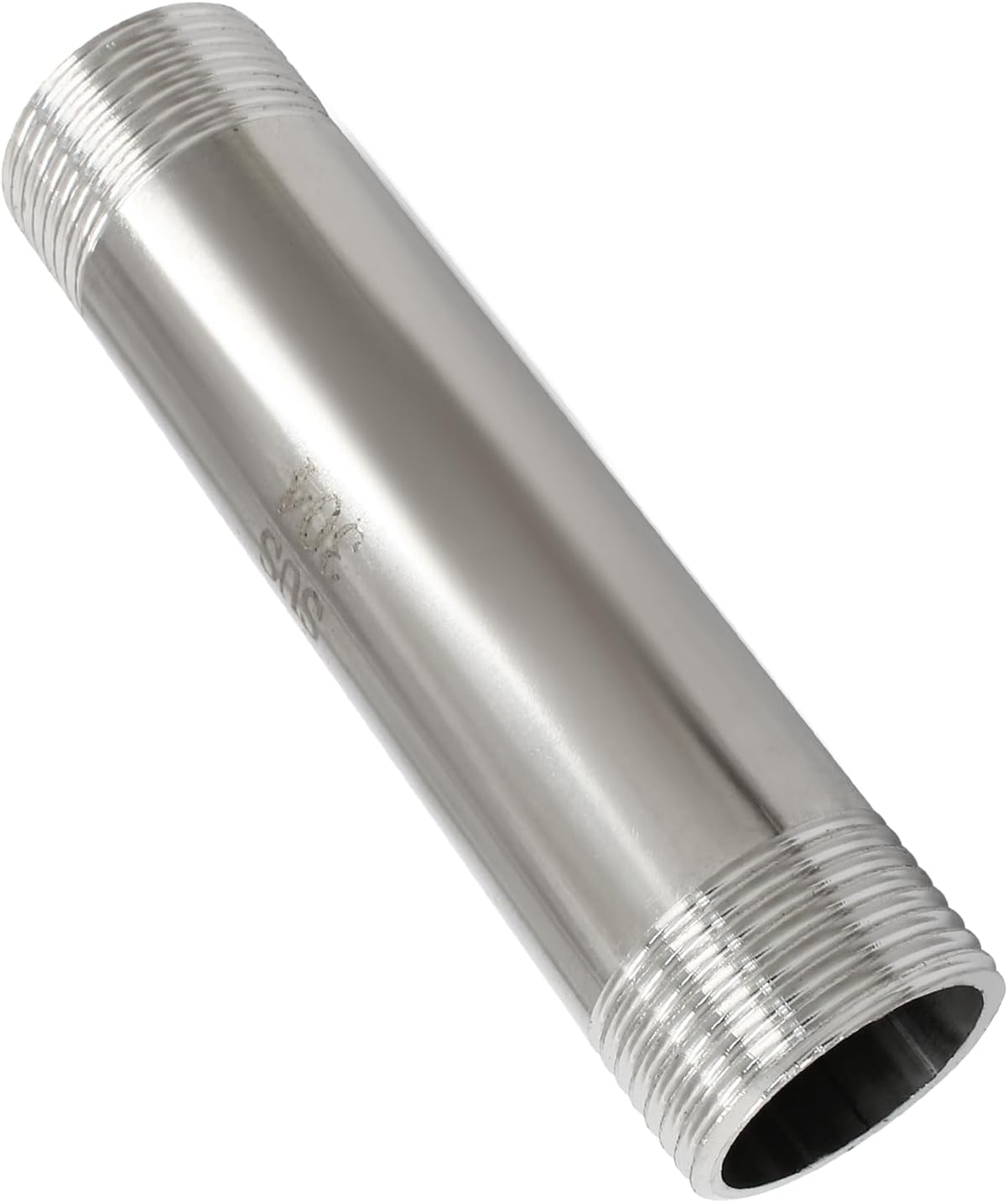4 Inch / 100mm Male Thread Pipe Fitting Connection, 3/4 Inch NPT Stainless Steel Nipple Pipe