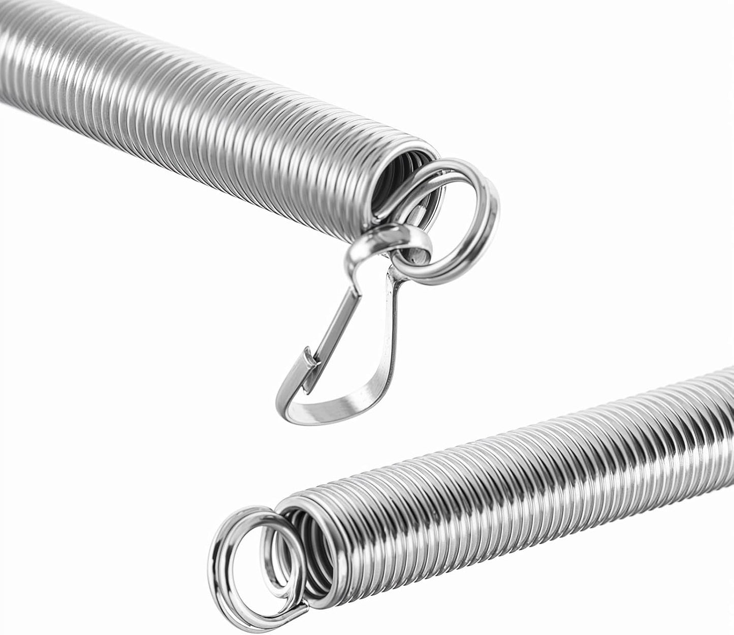 20 Inch Screen Door Spring, 2PCS Long Extension Spring Screen Door Closer Springs Self Closing Garage Door Springs Replacement Hardware for Light Storm and Screen Doors