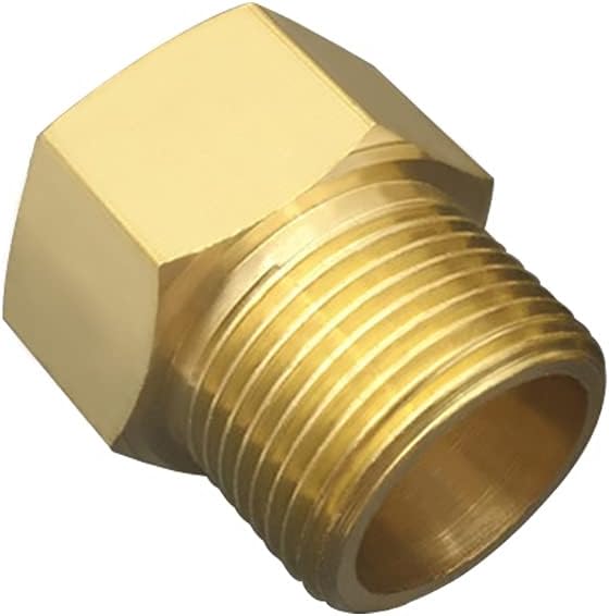 3/4" NPT Thread Female × 3/4" NPT Thread Male Brass Pipe Fitting Adapter (pack of 2)