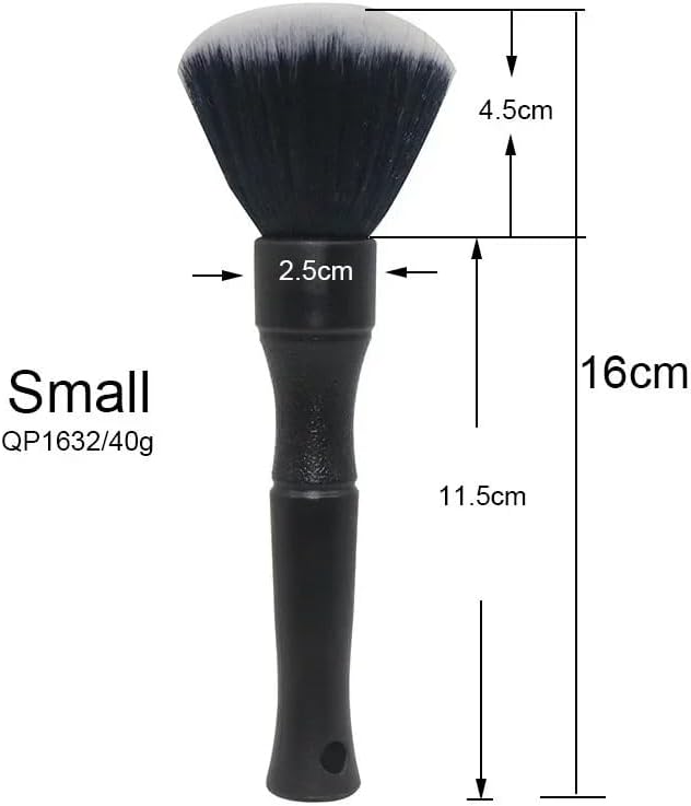 Auto Detailing Brush Set 2 Pack Soft Interior Brush for Dashboard & Vents Scratch-Free