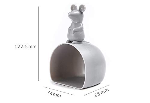 Cartoon Mouse Grey Rice Paddle - Kitchen Tool for Grains
