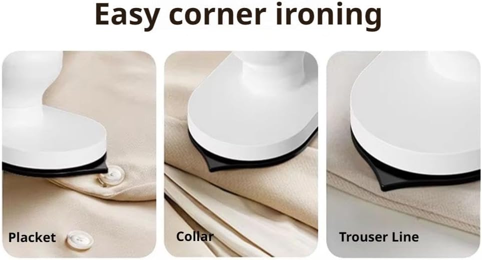 Clothing Steamer 1 Piece White Fast Heating Lightweight Easy to Iron Gentle on Fabrics Suitable for Home Travel Office