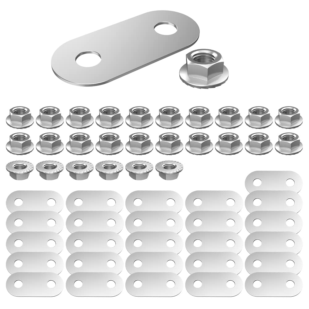 Hybrid Battery Stainless Bus Bars & Flange Nuts, for 2004-2015 Toyota Prius Hybrid Battery 26PCS Bus Bars & 26PCS Flange Nuts Set