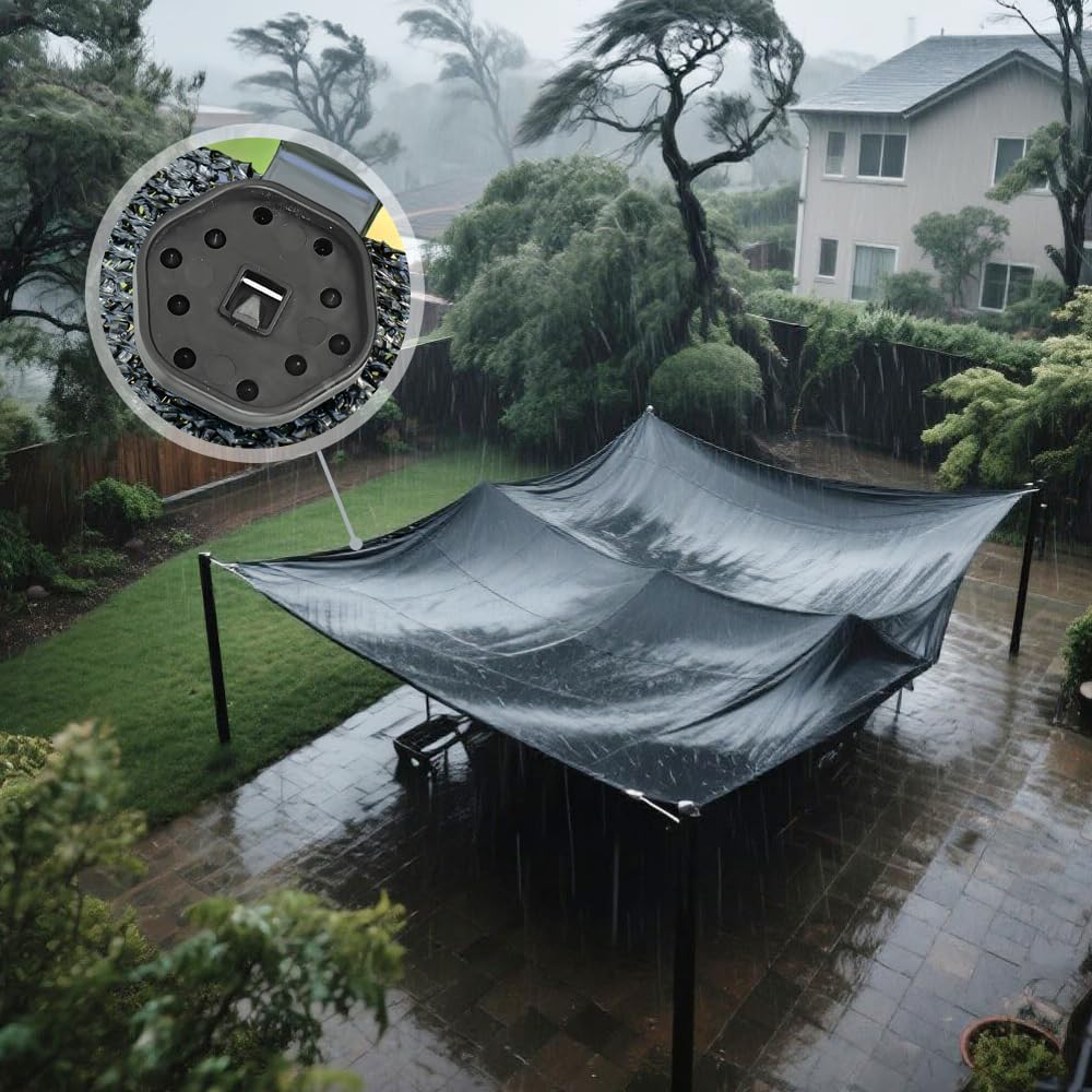 Shade Cloth Heavy Duty Lock Grip, 2026 New Greenhouse Shade Cloth Fix Clamp Tent Clips Windproof Awning Clamp Grip, Upgrade Greenhouse Cloths Fix Clamp 30/50/60Pcs Lock Grip Set (30, Black)