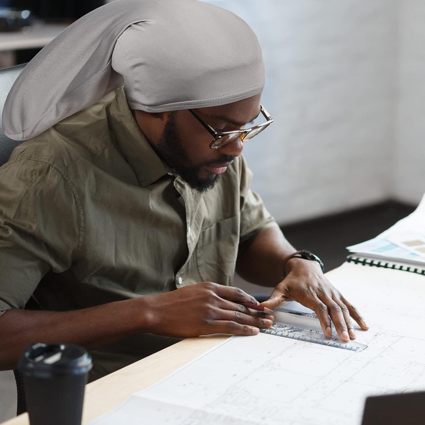 4 Pieces Unisex Jumbo Dreadlock Cap Long Dreads Hair Head Wrap Sleeping Cap Hair Accessories Sleep Bonnet for Men Women