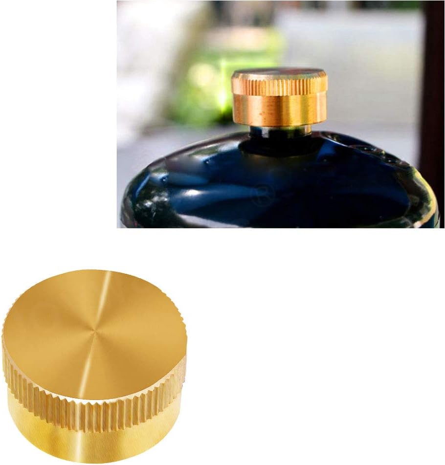 Solid Brass Refill Propane Bottle Cap Universal for All 1 LB Gas Tank Cylinder Sealed Protect Cap(Pack of 12)