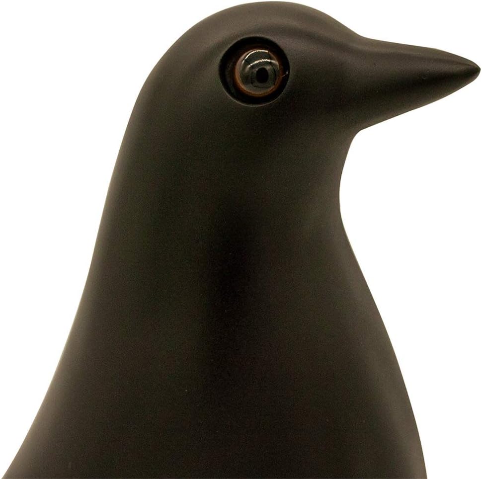 Mid Century Decor House Bird - Mid Century Desk Modern Decor,Sculpture Replica,Pigeon for Desk,Mid Century Sculpture(Black)