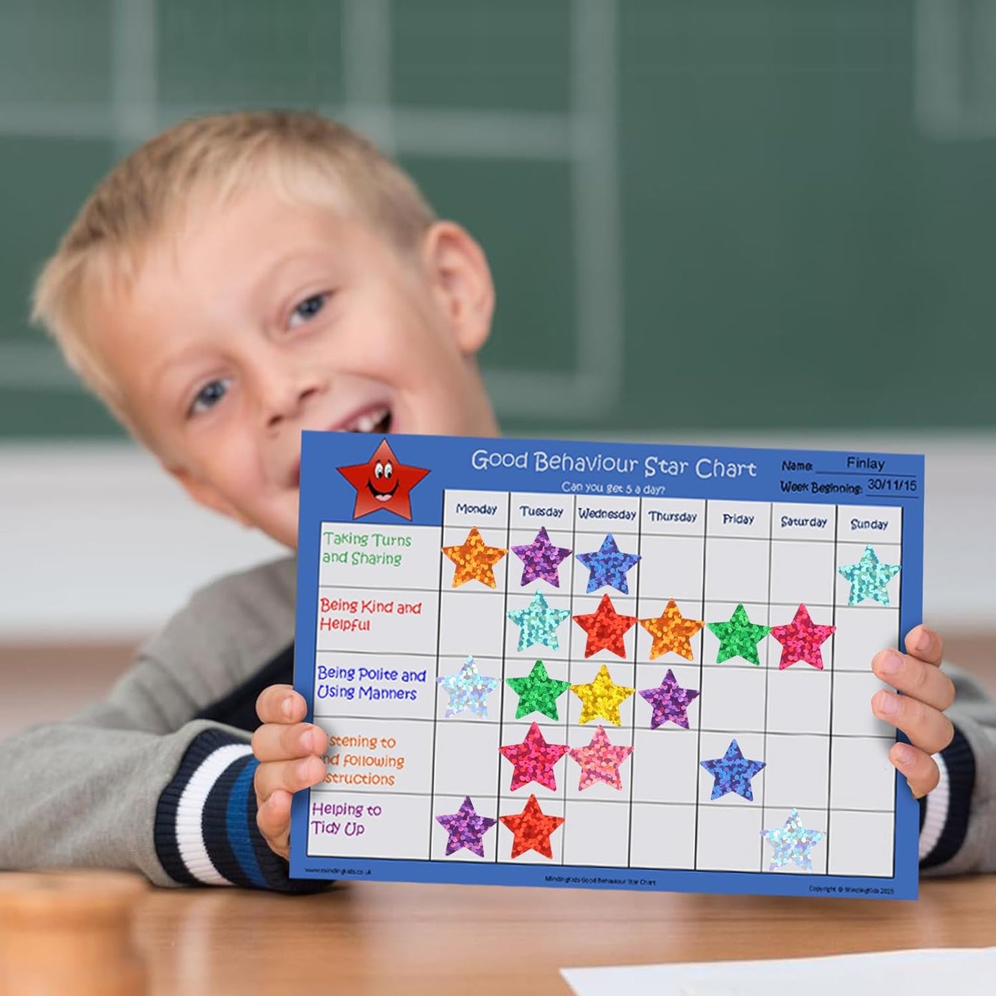 3000 PCS Star Stickers, 0.6" Sparkly Holographic Stickers, Kids Rewards Holographic Colors Sticker, Foil Star Sticker for Behavior Chart, Student Planner, School Classroom Teacher Supplies, DIY