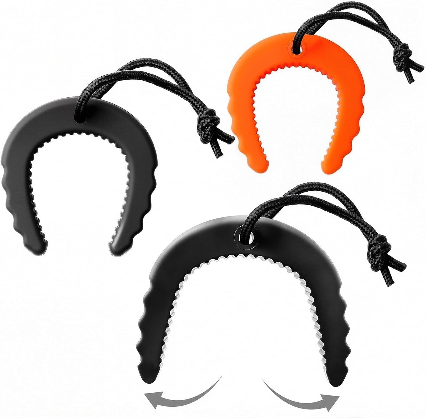 3 Pack First Responder Door Stop Jammer Heavy Duty Rubber Emergency Door Wedge for Police Firefighter EMS Non-Slip Tactical Entry Tool Security Guard Equipment 2 Black 1 Orange Jammer Multi-Surface