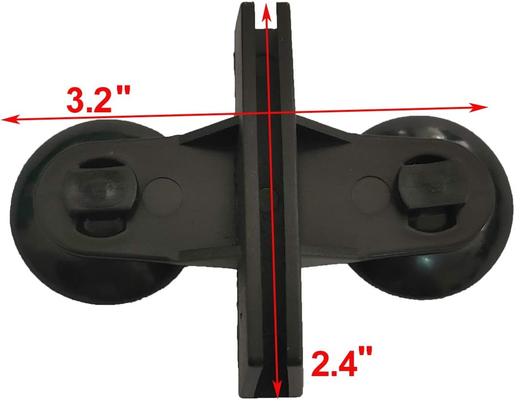 12 Pack Aquarium Divider, Suction Cup Divider Black, Plastic Sheet Isolation Holder for Fish Tank