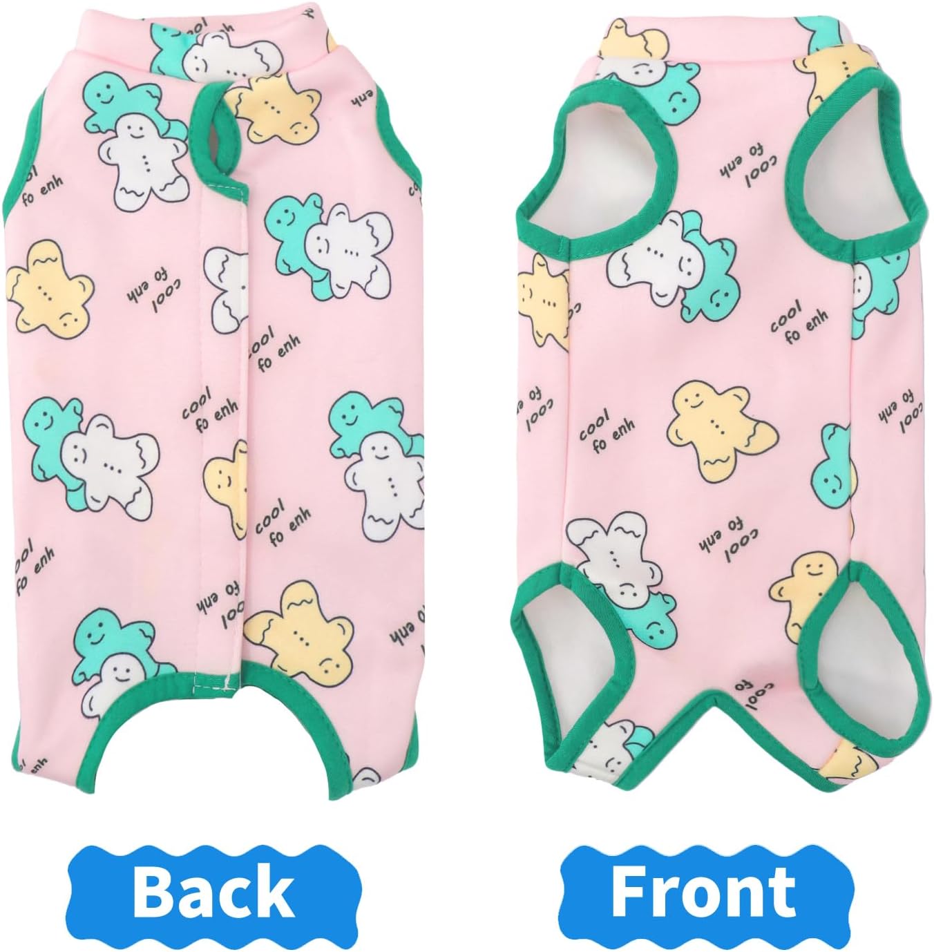 Recovery Suit for Dogs After Surgery, Breathable Dog Onesie Surgical Spay Suit for Female Dogs, Cute Dog Surgery Recovery Suit