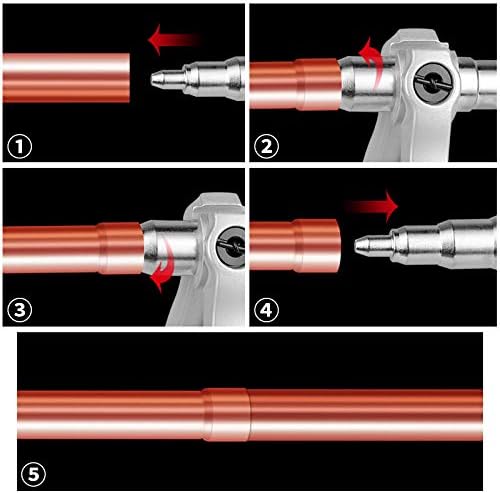 Copper Pipe Tube Expander Tool manual Swaging hand tool Refrigeration Tube Expanding Tool kit 1/4” to 7/8”