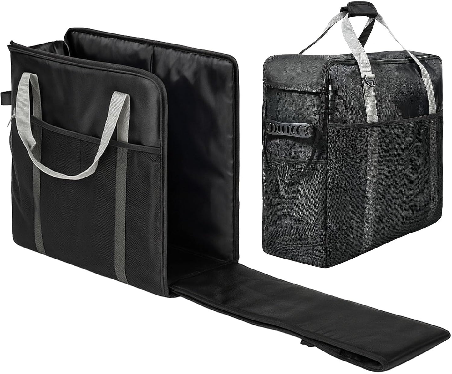 Carrying Bag for Ninja Slhie Machine FS301 & FS300, Portable Travel Tote Storage Bag with Front-Opening Design for Frozen Drink Maker, Thick Padded Protector for Machine Accessories