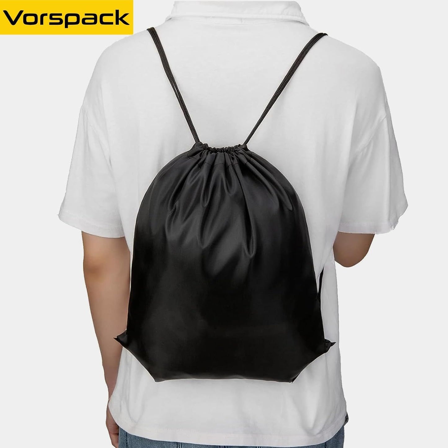100 Pcs Drawstring Bags Bulk - Lightweight Drawstring Backpack, Cinch Bag for Party Sport Gym Trip Gift - 20 Colors