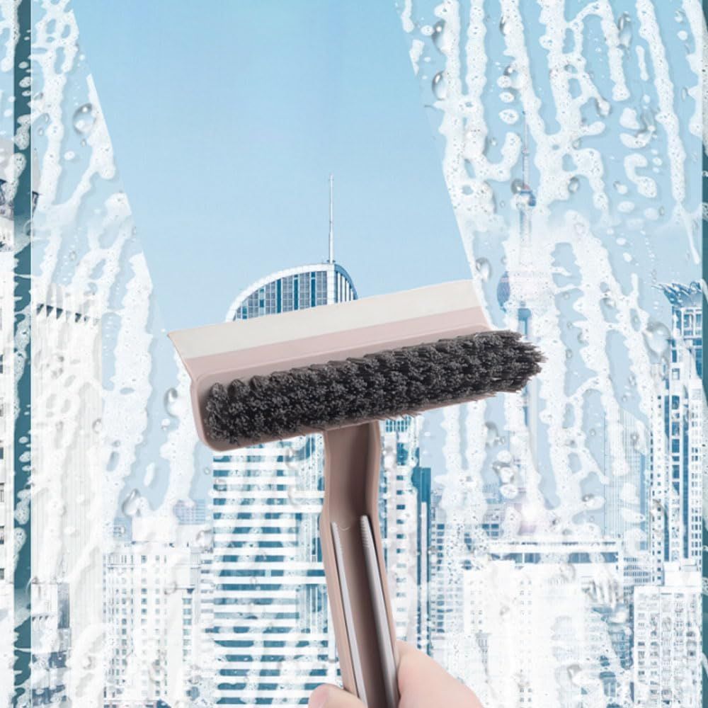 Multi-Function Rotating Crevice Cleaning Brush, 360° Rotating No Dead Corners Crevice Gap Brush Hard Bristle Crevice Gap Cleaning Brush, Household Cleaning Tool for Kitchen Bathroom (2, Purple)