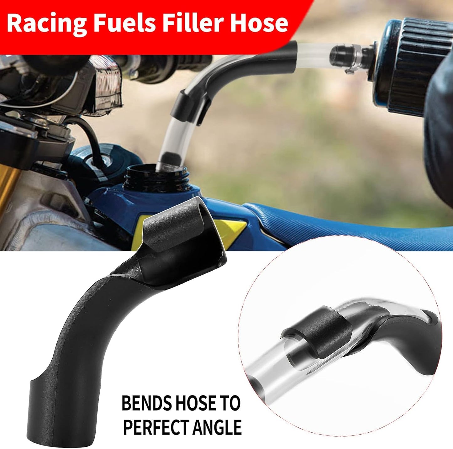 Racing Fuels Filler Hose Gas Can Spout Replacement, Gas Can Nozzle .