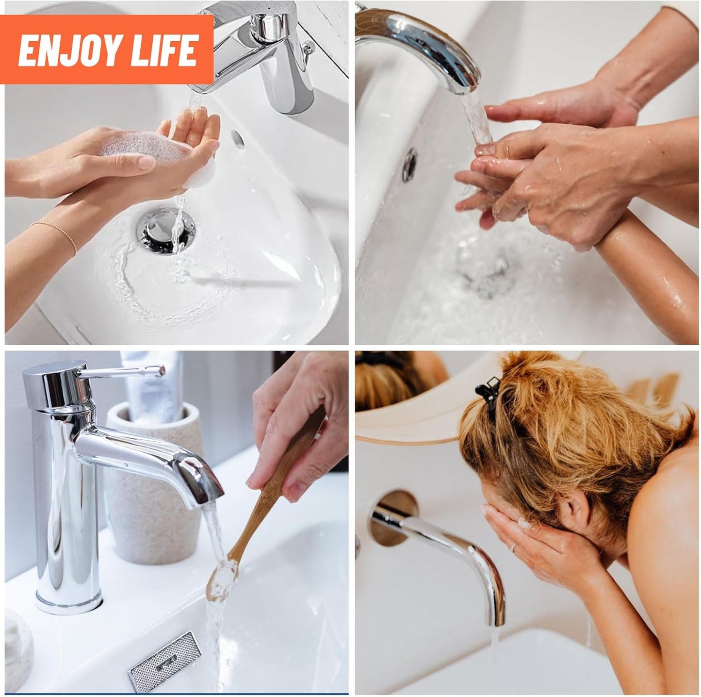 2024 New Pop Up Bathroom Sink Drain Strainer Hair Catcher, Sink Drain Stopper with Removable Stainless Steel Filter Basket,for US Bathroom Sink Stopper Replacement (2PCS)