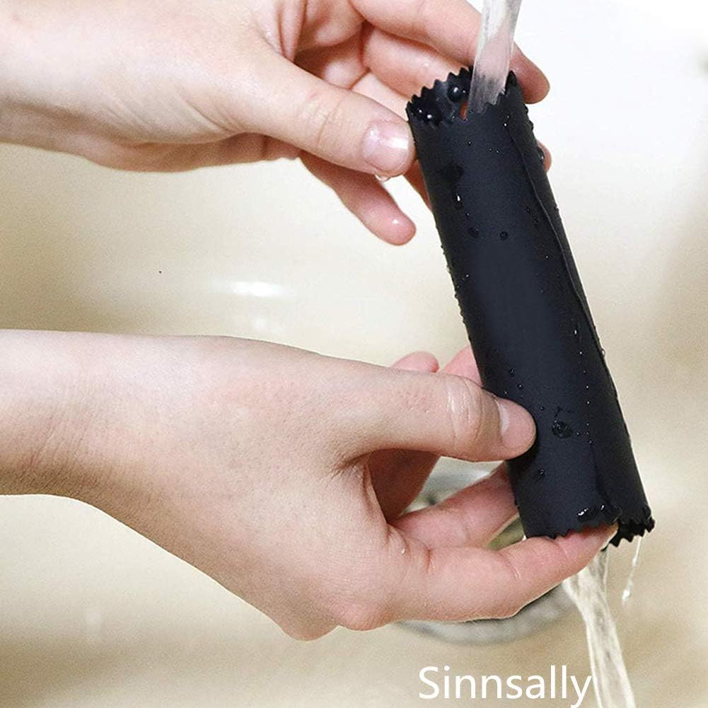 Garlic Peeler Skin Remover Roller Keeper,Easy Quick to Peeled Garlic Cloves with Silicone Tube Roller Garlic Peeling Kitchen Tool(3 Colors)