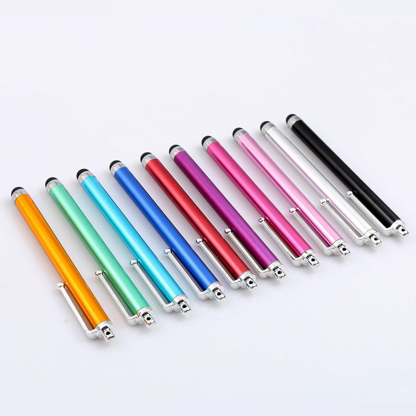 Stylus Pen Set of 20 Pack, Universal Capacitive Touch Screen Stylus Compatible with iPad, iPhone, Samsung, Kindle Touch, Compatible with All Device with Capacitive Touch Screen – 10 Color