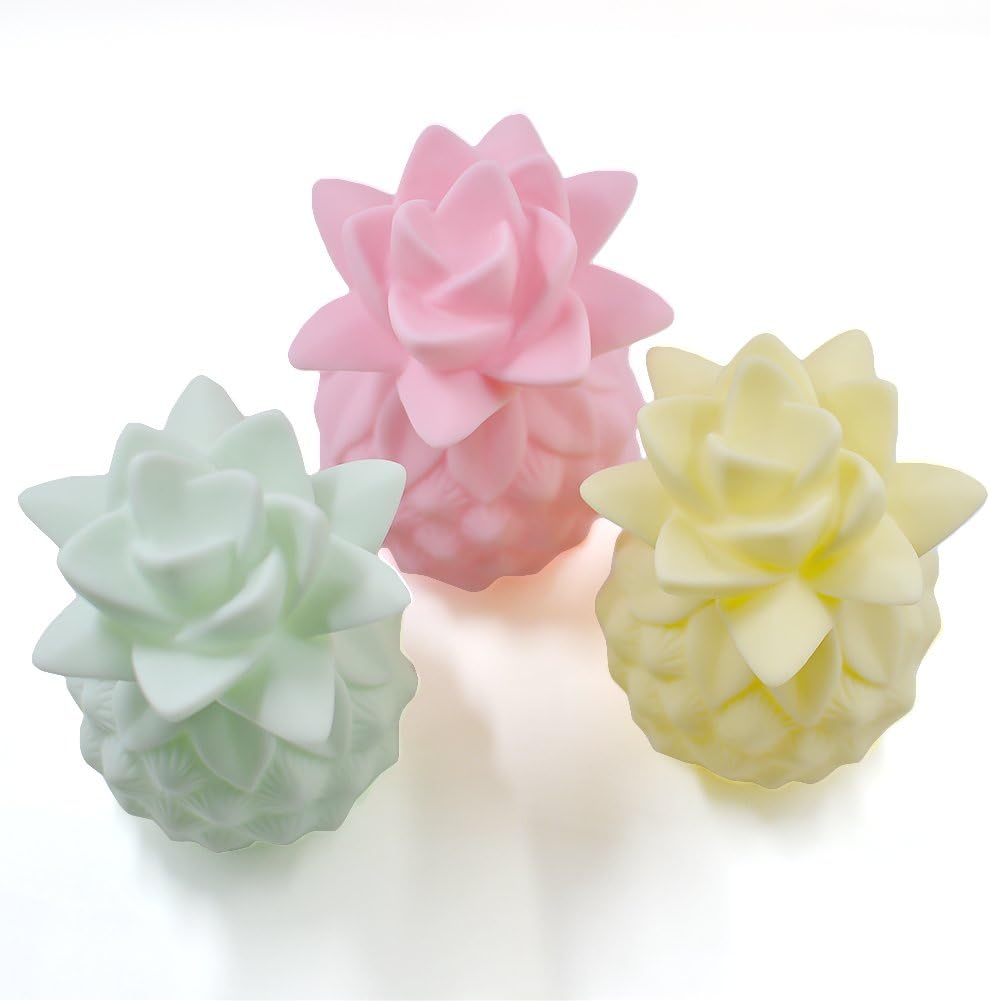 Pineapple Night Lights LED Pineapple Lamp Pineapple Gifts for Girls Teens Pineapple Decor Pineapple Lights Pineapple Decorations for Home Party Living Room Bedroom Valentine's Gifts 3 Pack