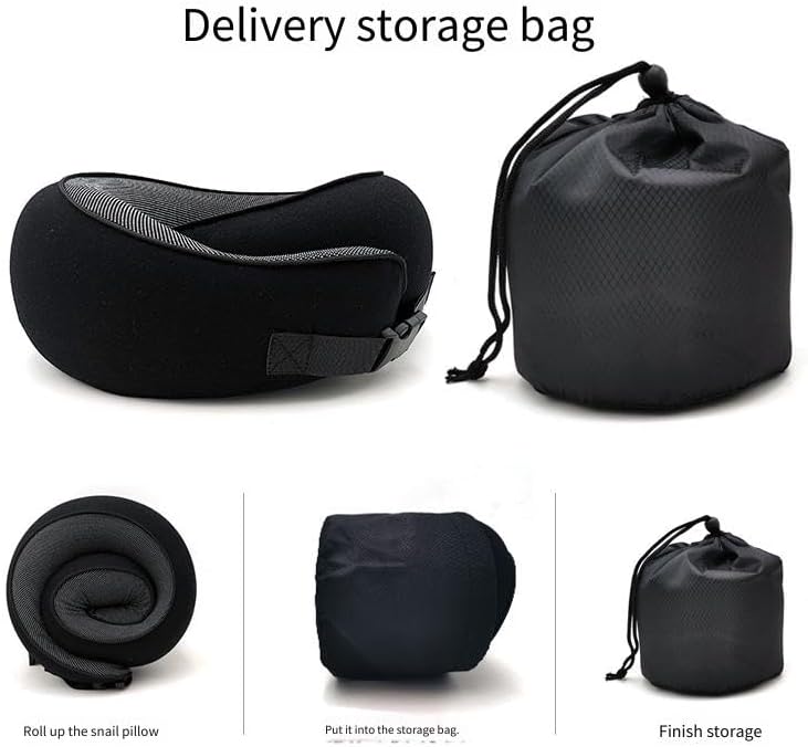 Travel Memory Cotton Neck Pillow, can Store Travel Pillow Neck Pillow