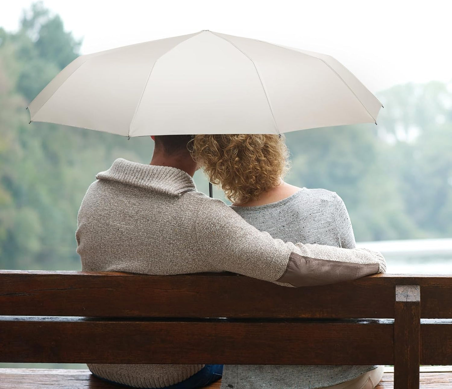 Folding & Inverted Umbrella, Outdoor Travel Umbrella, 46 Inch Portable Reverse Folding Umbrella,Windproof Folding Umbrella for Men and Women