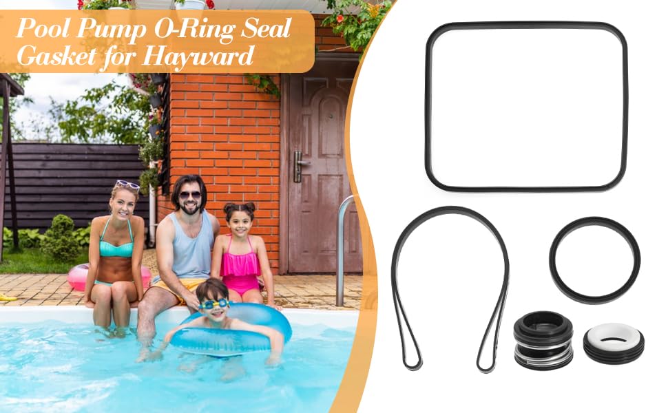Pool Pump O-Ring Seal Gasket Repair Kit for Hayward Pump SP1600, SP2600 in Regular, X, VSP Models. for Hayward for SPX1600TRA for SP1600Z2 for PS-201 for SPX1600R for SPX1600S for SPX1600T