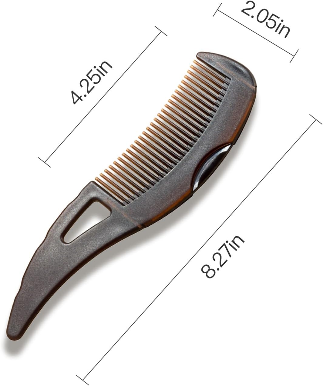 Dandruff Comb with Self-Cleaning Hollow Teeth & Massage Handle - Scalp Detox Comb for Flakes, Oil Removal - Dandruff Scalp Hair Combs for Women/Men/Kids