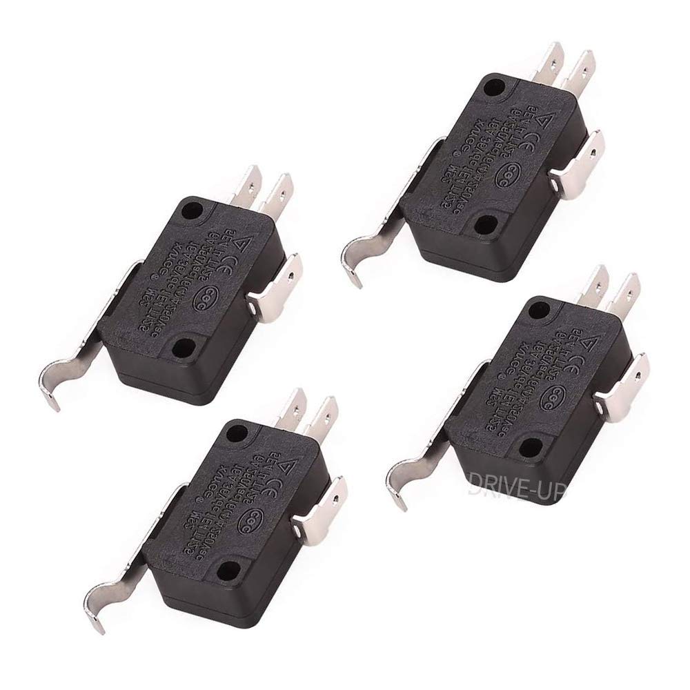 4 Pack Micro Switch 2 and 3 Prong Fit Club Car DS Precedent Tempo Golf Cart OEM 1014807 1014808 (1014807) 4Pcs -