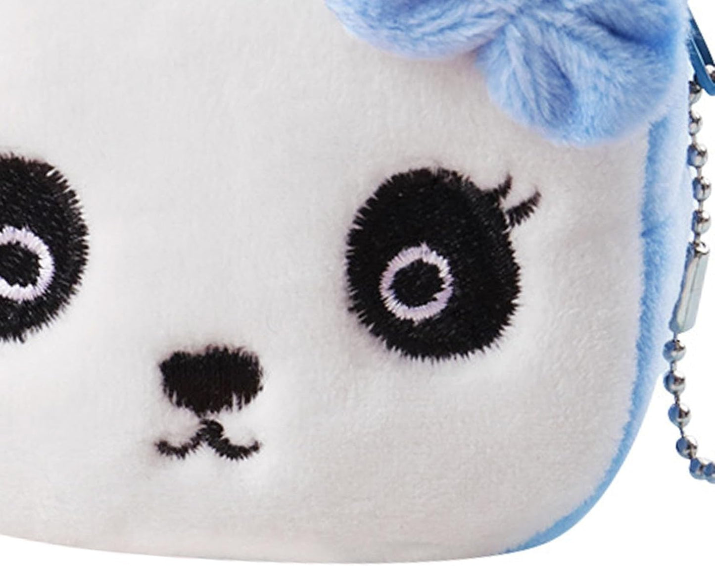 2Pcs Kawaii Animal Wallet, Cartoon Panda Specie Purses Plush Purse Wallet Small Accessories for Girls Handbag