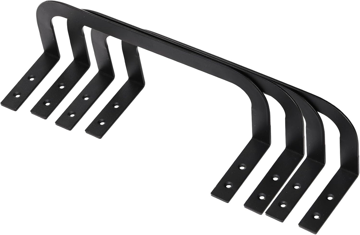 4 Pcs Mattress Retainer Bar, Metal Slide Stopper, Non Slip Holder in Place Gripper, Thicken Bed Frame Gaskets to Prevent Sliding, Stabilizer Baffle for Bedroom