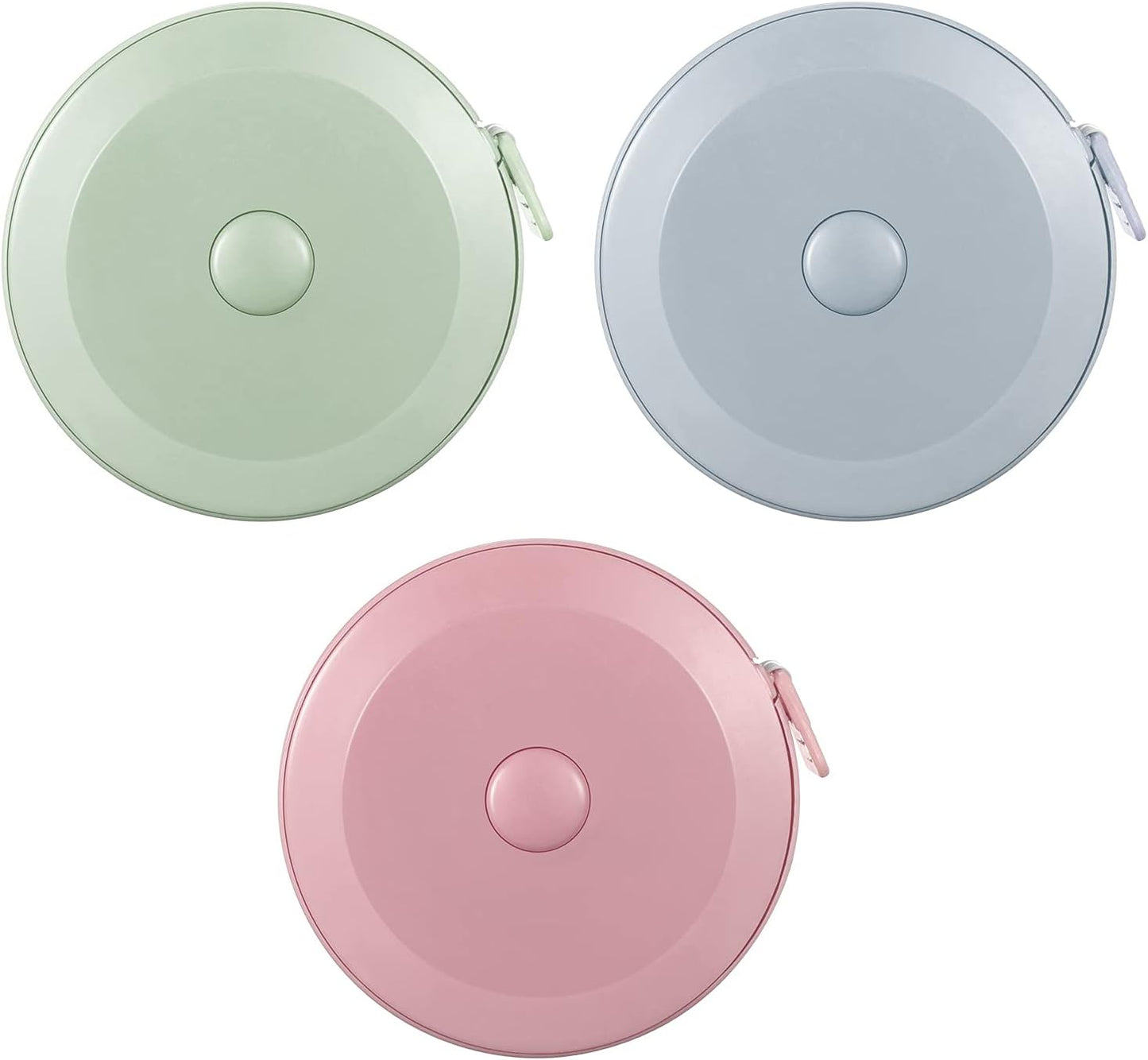 Meetlinten 3 pieces 200 cm/79 inch Sewing measuring tapes Retractable measuring tapes for measuring length, bust and waist
