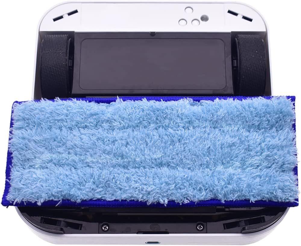 Replacement Washable & Reusable Wet Mopping Pad Compatible with iRobot Braava Jet 240, 241, 244, 245, 250 Robot Mops, Blue, 6-Pack.