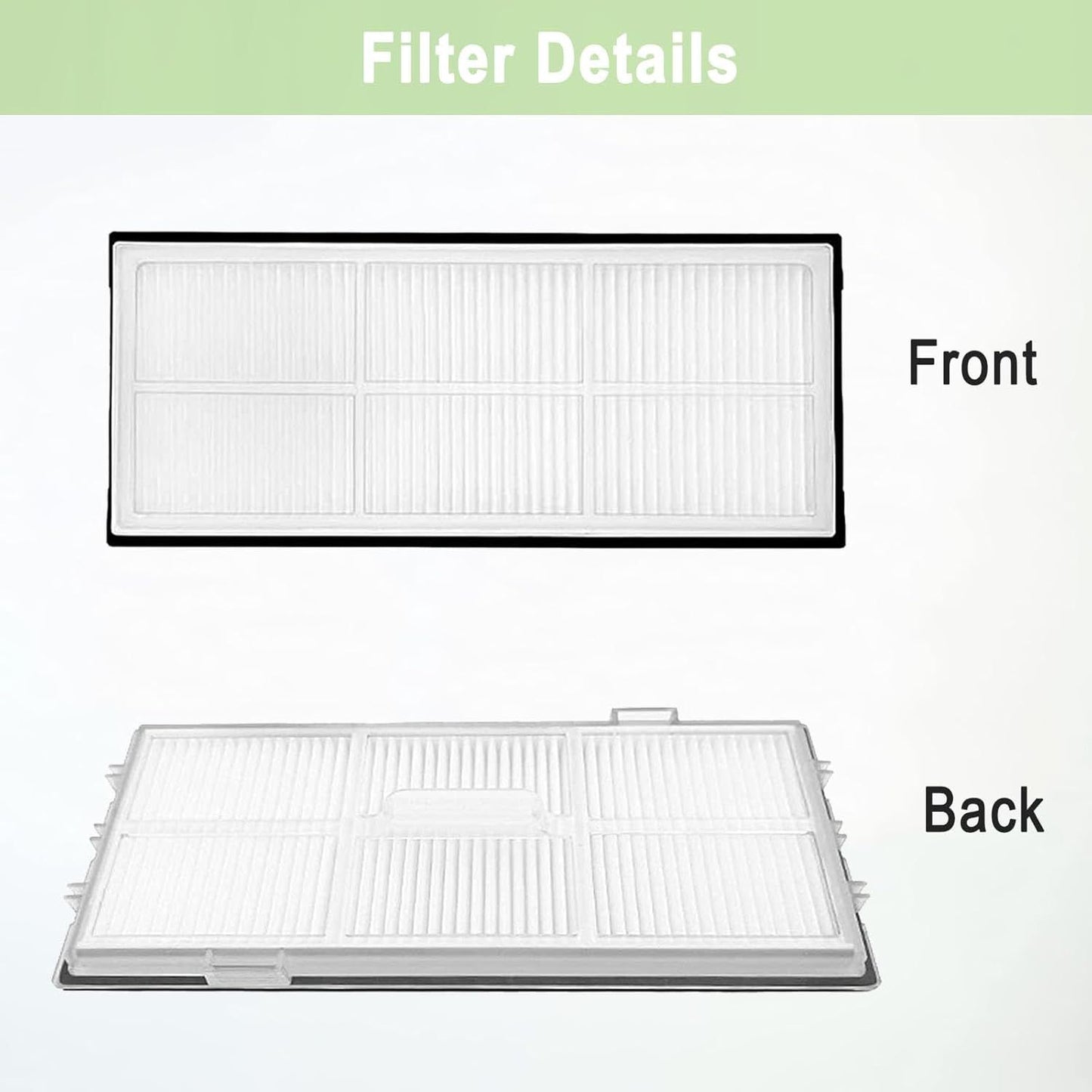 Compatible Replacement Parts Compatible with S7 S7+ S7 MaxV, S7 MaxV Plus T7S T7 plus T7S plus Robot Vacuum, 2 Roller Brush, 4 ilter, 6 Side Brush, 4 Mop Cloth